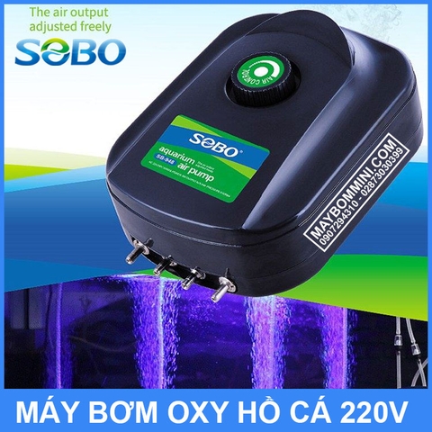 Máy bơm oxy hồ cá 4 vòi SOBO SB-948 (Hàng Công Ty)