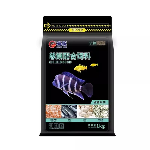 Cám cá Ali Porpoise | Thức ăn cá Cichlid cao cấp, giúp cá tăng trọng và lên màu đẹp (Hàng Công Ty)