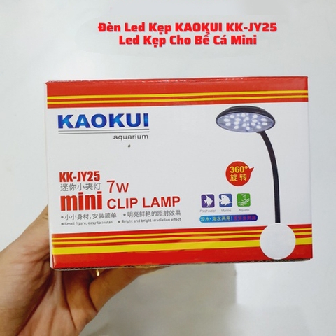 ĐÈN LED KẸP KAOKUI KK-JY25 7W CHO HỒ 20-30CM