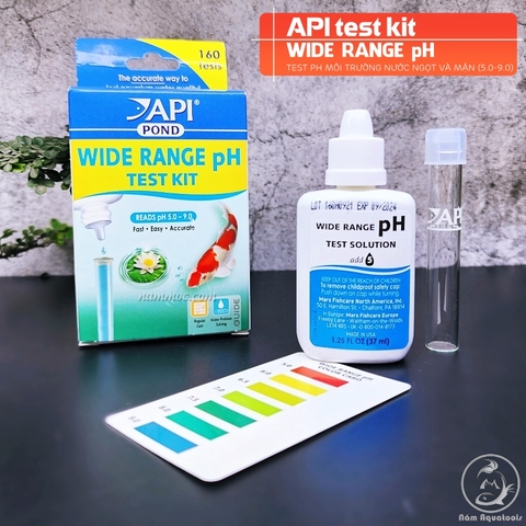 API Test Kit - Test NO2 / NO3 / NH3/NH4 / Test pH / Canxi | BỘ KIỂM TRA NƯỚC HỒ CÁ API (HÀNG CTY)