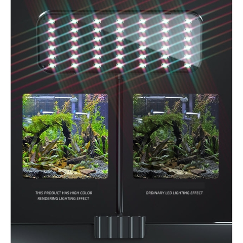 Đèn Led Kẹp RGB DEYAO CF-02 - Đèn Đỏ Cá Không Đỏ Nước Cho Bể Cá Cảnh, Bể Thủy Sinh (Hàng Công Ty)
