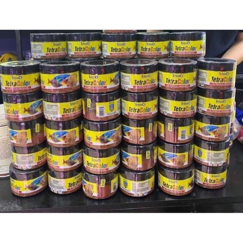 Thức ăn cá cảnh Te.tra Color (hộp Zin 100g) - Thức ăn tăng màu cho cá tôm tép cảnh (Hàng Công Ty)