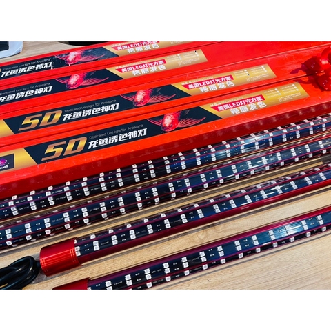 ĐÈN BỂ CÁ NO1 5D BELOS ĐỎ CÁ KO ĐỎ NƯỚC - TANNING CÁ RỒNG 5 HÀNG BÓNG 70CM | 90CM | 110CM | 140CM | 170CM