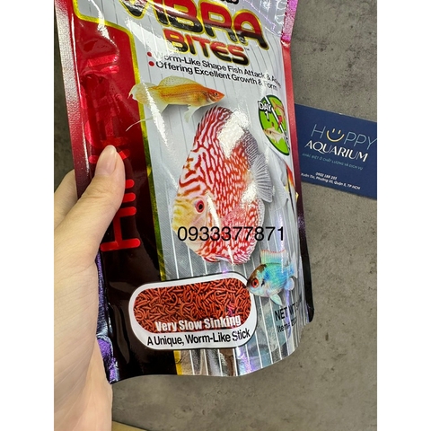 Thức ăn cá cao cấp HIKARI VIBRA BITES - Cho cá Đĩa - Thần Tiên - Phượng Hoàng - Cá nhiệt đới