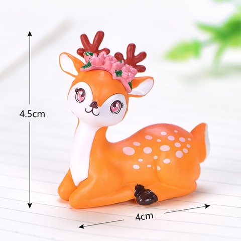 Tiểu Cảnh Nai Trang Trí Hồ Cá, Bể Cá, Chậu Cây, Tiểu Cảnh Terrarium [CON NAI] - Hàng Loại 1