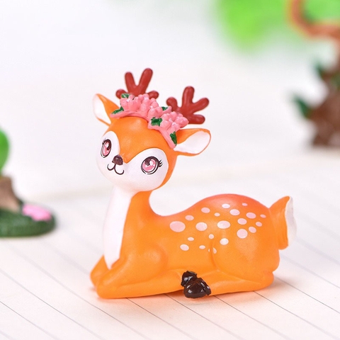 Tiểu Cảnh Nai Trang Trí Hồ Cá, Bể Cá, Chậu Cây, Tiểu Cảnh Terrarium [CON NAI] - Hàng Loại 1