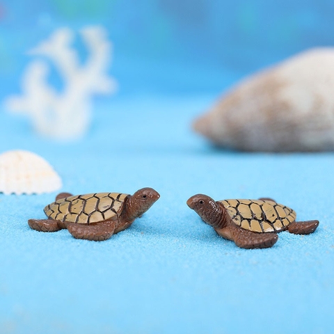 Tiểu Cảnh Rùa Nâu Trang Trí Hồ Cá, Bể Cá, Chậu Cây, Tiểu Cảnh Terrarium [RÙA NÂU] - Hàng Cty