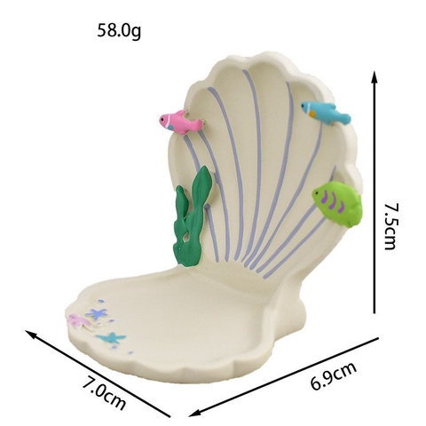 Tiểu Cảnh Vỏ Ốc - Vỏ Sò Trắng Trang Trí Hồ Cá, Bể Cá, Chậu Cây, Tiểu Cảnh Terrarium (Hàng Loại 1)