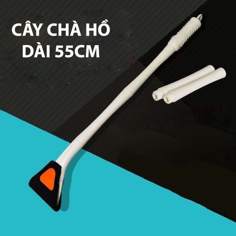 Cây Chà Hồ Cá Dài 55cm - Cây 3 Khúc Có Thể Gấp Gọn | Cây Cọ Vệ Sinh Bể Cá, Có đầu thay (Hàng Cty)