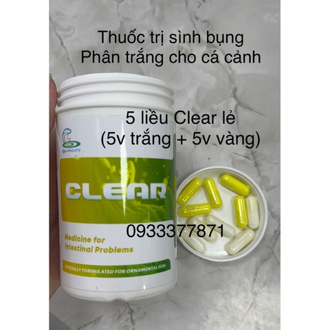 Clear Cz9 - Viên xử lý sình bụng và phân trắng cho cá - HÀNG CÔNG TY