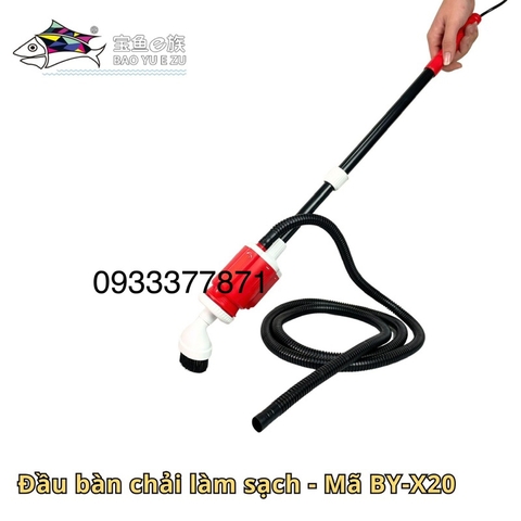 MÁY HÚT CẶN VỆ SINH THAY NƯỚC BỂ CÁ Tích Hợp bơm BAOYU BY-X20 & BY-X25 (Hàng Cty Cá Cưng)