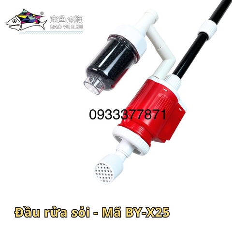 MÁY HÚT CẶN VỆ SINH THAY NƯỚC BỂ CÁ Tích Hợp bơm BAOYU BY-X20 & BY-X25 (Hàng Cty Cá Cưng)