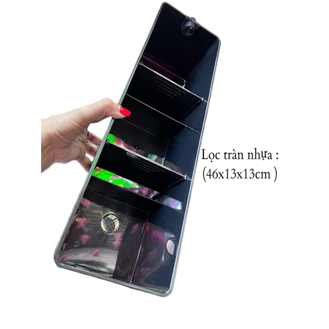 Lọc Tràn Trên hồ cá SIÊU BỀN, CHỐNG VA ĐẬP - Lọc Tràn Nhựa ABS 46x13x13cm (Hàng Công Ty)