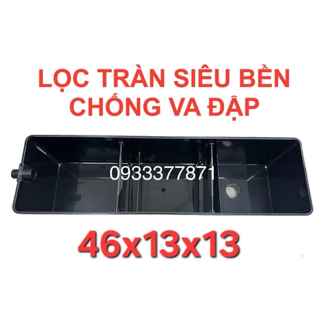 Lọc Tràn Trên hồ cá SIÊU BỀN, CHỐNG VA ĐẬP - Lọc Tràn Nhựa ABS 46x13x13cm (Hàng Công Ty)