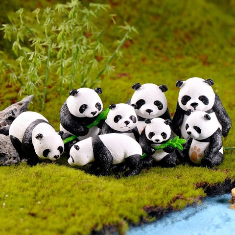 Gấu Trúc - Gấu Panda Trang Trí Hồ Cá, Bể Cá, Chậu Cây, Tiểu Cảnh Terrarium (Hàng Loại 1)