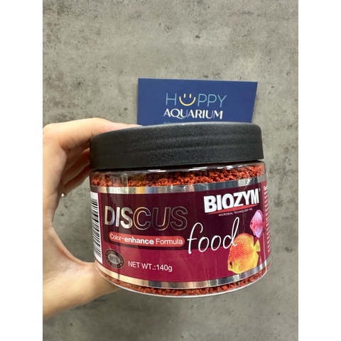Thức Ăn Cá Dĩa Biozym Discus Food lên màu cho cá đĩa, không bị đục nước 140gr (HÀNG CÔNG TY)