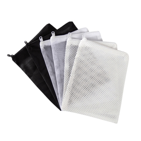 Túi Lưới Đựng Vật Liệu Lọc Cho Bể Cá - Túi lưới có khóa kéo nhiều size (Hàng Loại 1)