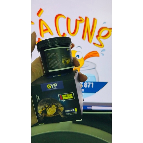 Sản phẩm hỗ trợ tri phổi cho rùa nước GYP G-13 và vấn đề liên quan đến đường hô hấp ở rùa nước (Hàng Cty)