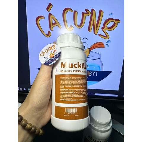 Vi sinh dị dưỡng MuckAway Pro | Viên vi sinh phân huỷ phân cá, mùn bã và chất thải cho bể cá (Hàng Công Ty)