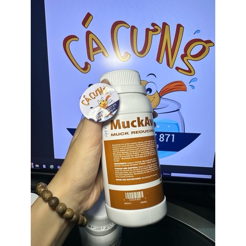 Vi sinh dị dưỡng MuckAway Pro | Viên vi sinh phân huỷ phân cá, mùn bã và chất thải cho bể cá (Hàng Công Ty)