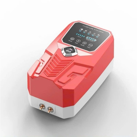 Máy Sủi Oxy Tích Điện 2 vòi Baoyu BY-A3 A5 A6 Dùng Sạc Năng Lượng Mặt Trời - Sủi Oxy Cho Bể Cá (Hàng Cty)