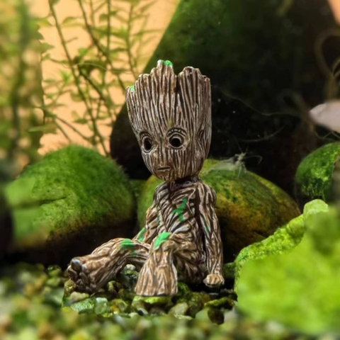 Tiểu Cảnh Groot Baby (NHỎ) Trang Trí Hồ Cá, Bể Cá, Chậu Cây, Tiểu Cảnh Terrarium (Hàng Loại 1)