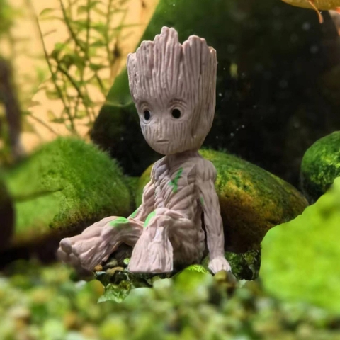 Tiểu Cảnh Groot Baby (NHỎ) Trang Trí Hồ Cá, Bể Cá, Chậu Cây, Tiểu Cảnh Terrarium (Hàng Loại 1)