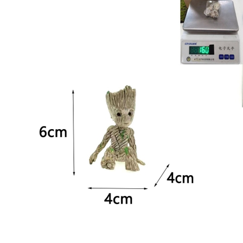 Tiểu Cảnh Groot Baby (NHỎ) Trang Trí Hồ Cá, Bể Cá, Chậu Cây, Tiểu Cảnh Terrarium (Hàng Loại 1)