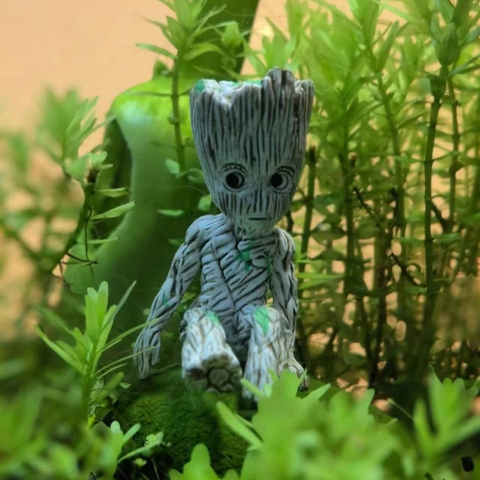 Tiểu Cảnh Groot Baby (NHỎ) Trang Trí Hồ Cá, Bể Cá, Chậu Cây, Tiểu Cảnh Terrarium (Hàng Loại 1)