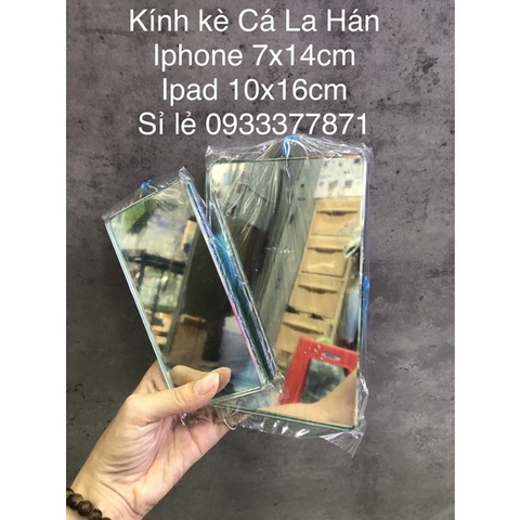 Kính kè cá la hán - Kính Kè IPAD cao cấp (10x16cm) giúp cá sung khỏe (Hàng Công Ty)