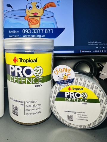 Thức Ăn TROPICAL cao cấp cho cá cảnh | Cám Tăng Màu Tăng Đề Kháng, Lợi Khuẩn cho cá (Hàng Cty)