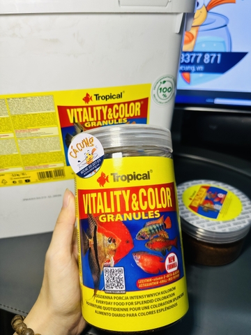 Thức Ăn TROPICAL cao cấp cho cá cảnh | Cám Tăng Màu Tăng Đề Kháng, Lợi Khuẩn cho cá (Hàng Cty)
