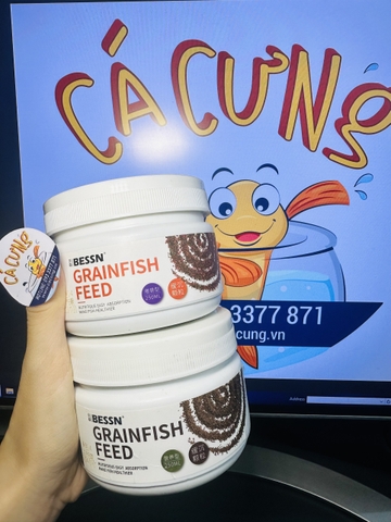 Thức ăn cá BESSN GrainFish | Cám cá 7 màu | Cám cá Betta | Cám cá nhỏ giàu dinh dưỡng (Hàng Cty)