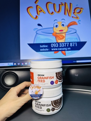 Thức ăn cá BESSN GrainFish | Cám cá 7 màu | Cám cá Betta | Cám cá nhỏ giàu dinh dưỡng (Hàng Cty)