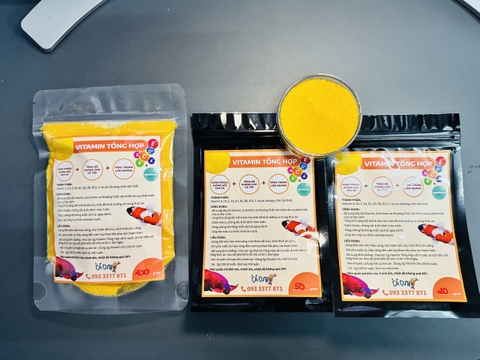 Vitamin Tổng Hợp cho cá cảnh - Tăng đề kháng, giảm stress, bổ sung các chất cần thiết (Hàng Cty)