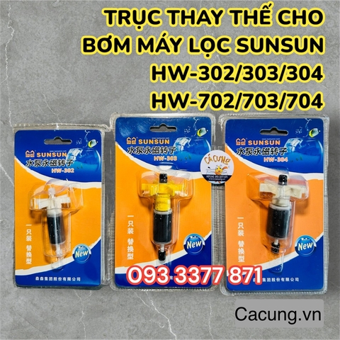 Trục thay thế cho lọc Atman / Sunsun đủ mã - Cánh quạt thay thế lọc Atman Các Loại (Hàng Công Ty)
