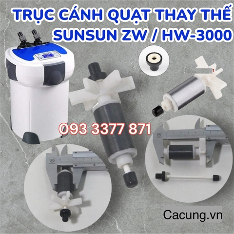 Trục thay thế cho lọc Atman / Sunsun đủ mã - Cánh quạt thay thế lọc Atman Các Loại (Hàng Công Ty)