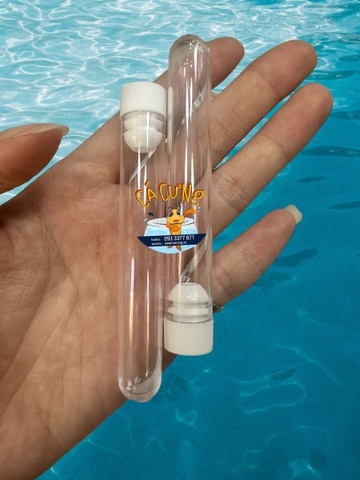 Ống Trữ Atermia 5ml Mica - Ống Đựng Artemia Nhựa Cứng Trong đựng thức ăn cho cá cảnh (LOẠI 1)