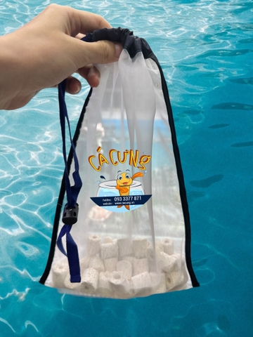 Túi Lọc Nano 20x30cm siêu mịn, có dây rút| Túi lưới lọc phân Micro sạch cho hồ cá cảnh (Hàng Loại 1)