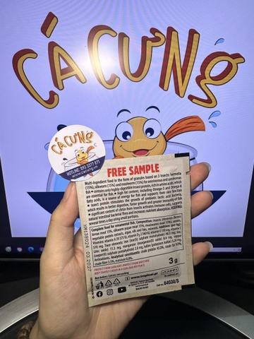 Tropical INSECT MENU (Hàng Test 3g) Thức ăn cá cảnh cao cấp từ Côn Trùng giàu Protein cho cá cảnh