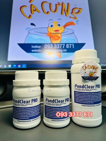 PondClear PRO (Hộp 250g) - Vi Sinh phân hủy mùn bả hữu cơ, làm trong nước cho hồ cá (Hàng Công Ty)