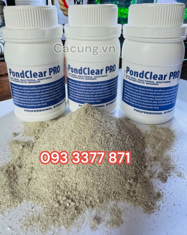 PondClear PRO (Hộp 250g) - Vi Sinh phân hủy mùn bả hữu cơ, làm trong nước cho hồ cá (Hàng Công Ty)