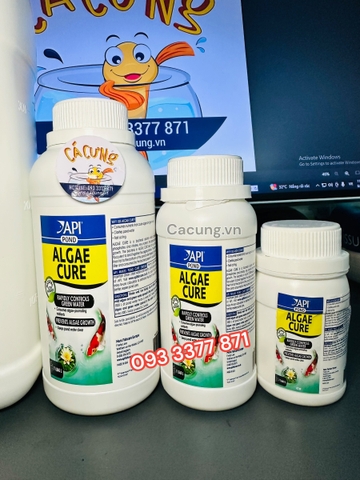 API ALGAE CURE POND - Vi Sinh phân huỷ phân cá, tảo, làm trong nước, giảm bụi cực nhanh (HÀNG CTY)