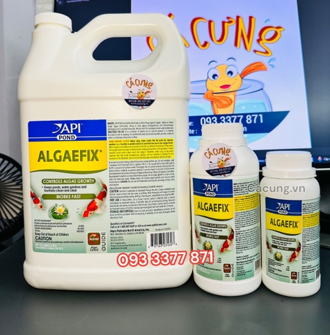 API Algaefix Pond - Công nghệ Hoá học chuyên Diệt Rêu Hại, Chùm Đen, Rêu Tóc, Tảo Nâu (HÀNG CTY)