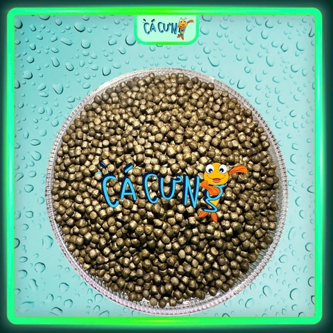Cám cá Mega Jumbo Super Red 1kg - Thức ăn tăng màu cho cá chép, cá vàng, cám cá koi (Hàng Công Ty)
