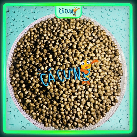Cám cá Mega Jumbo Super Red 1kg - Thức ăn tăng màu cho cá chép, cá vàng, cám cá koi (Hàng Công Ty)