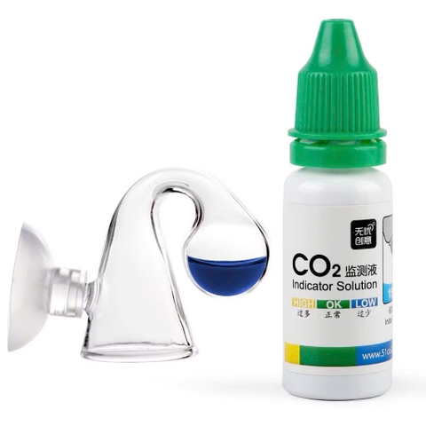 Bộ Test Đo CO2 Giọt Nước - Kiểm Tra Nồng Độ CO2 Cao Cấp Cho Hồ Cá, Bể Cá Thuỷ Sinh