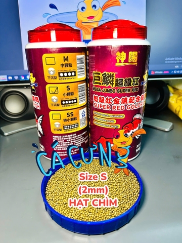 Cám Mega Jumbo Super Red Goldfish (Hạt Chìm) - Cám kích siêu đỏ cá ranchu, phi tần, chép sư tử (HÀNG CTY)