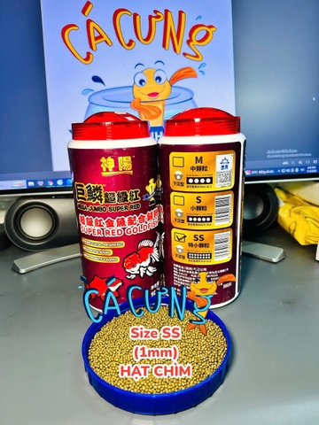 Cám Mega Jumbo Super Red Goldfish (Hạt Chìm) - Cám kích siêu đỏ cá ranchu, phi tần, chép sư tử (HÀNG CTY)