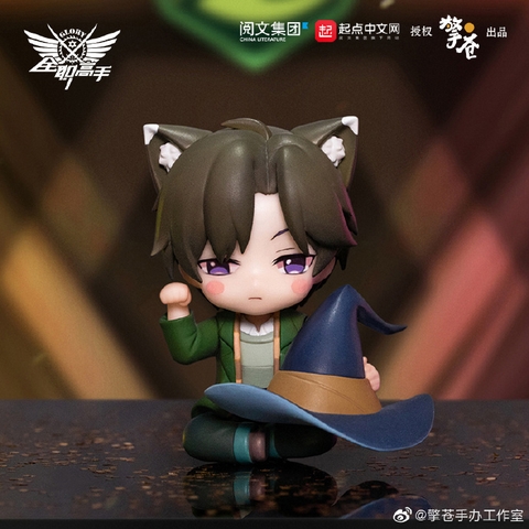 Figure chibi Toàn Chức Cao Thủ series Tai Mèo, hàng chính hãng Qingcang